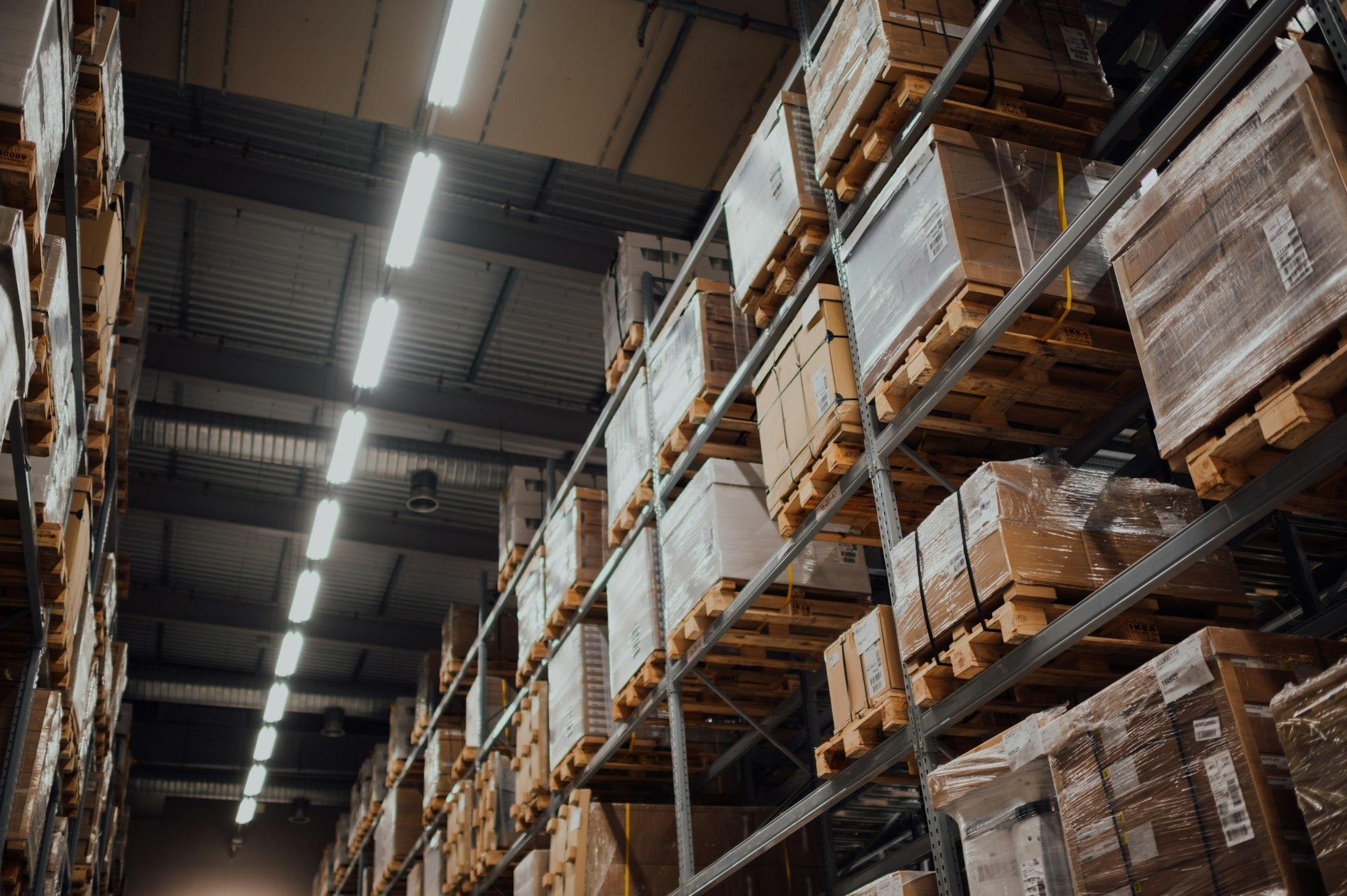 Warehouse management dashboard
